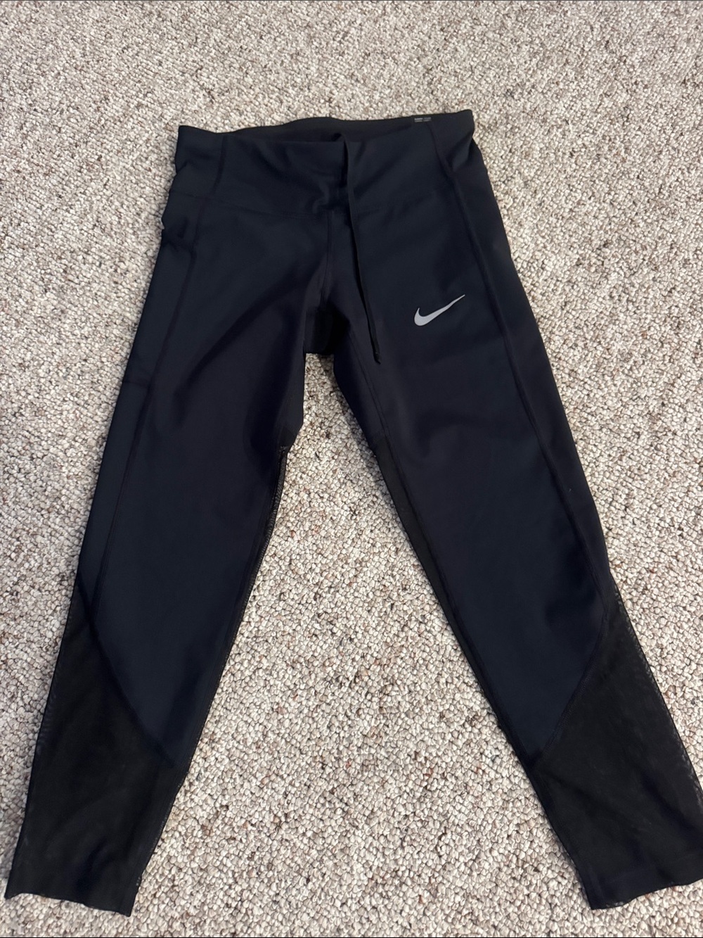 Nike Women’s Black Leggings with Reflective Swoosh
